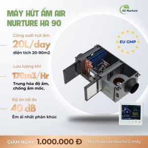 Máy Hút Ẩm Trung Tâm Airnurture HA 90 (20L/day)